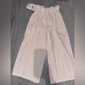 NWT Zars beige linen pants 4T